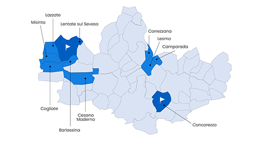 MYNET 光纤抵达 CONCOREZZO 和 SEVESO