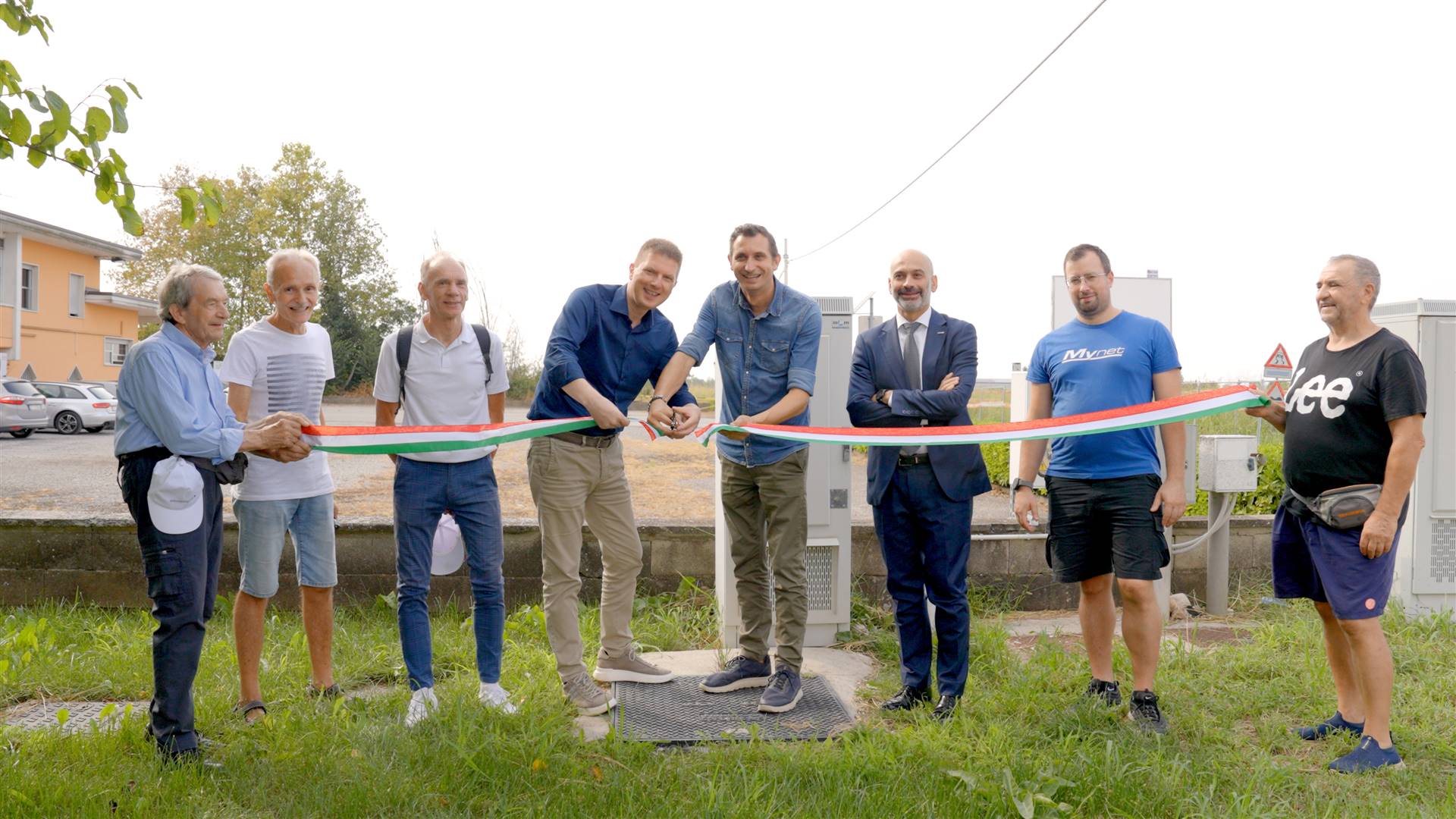 IN MEZZANE DI CALVISANO BUSINESSES AND INDIVIDUALS ARE ALREADY CONNECTED TO THE FIBRE