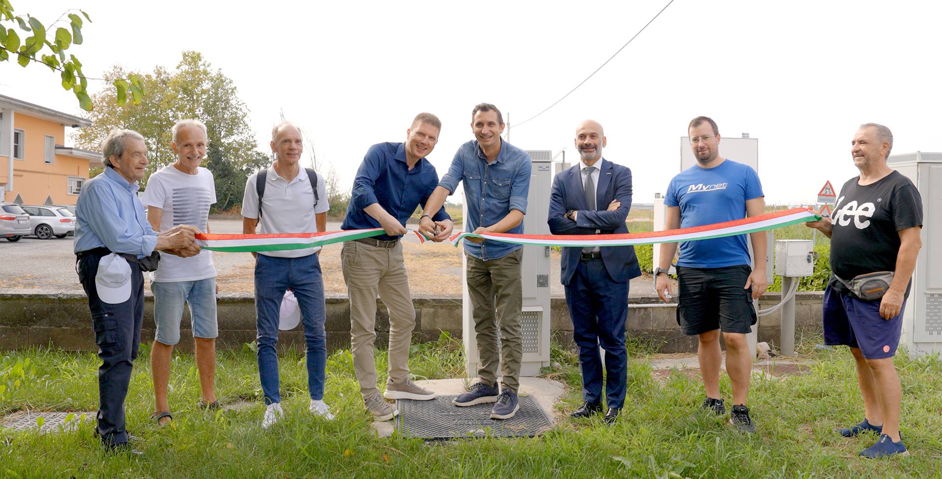 IN MEZZANE DI CALVISANO BUSINESSES AND INDIVIDUALS ARE ALREADY CONNECTED TO THE FIBRE